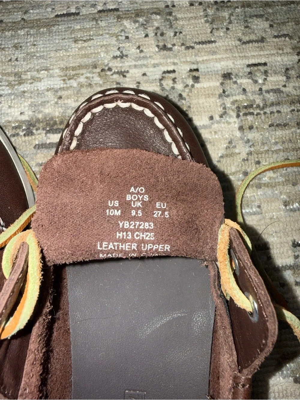 Sperry Brown Leather Boat Shoes